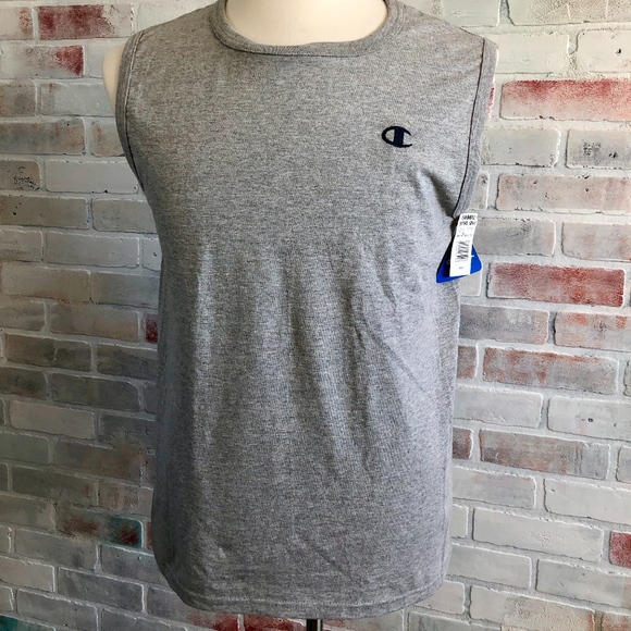 champion men's cotton jersey tank